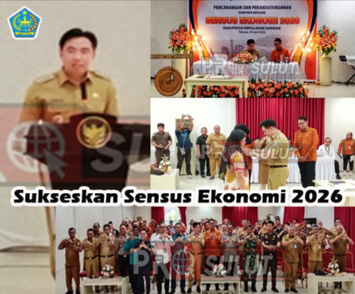 Pemkab Sangihe Siap Kawal Suksesnya Sensus Ekonomi 2026