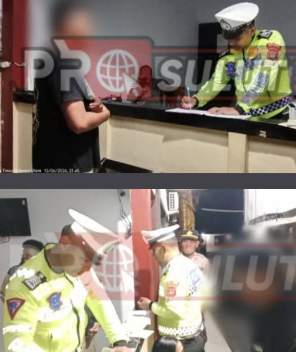 Patroli Malam Minggu, Polres Sangihe Tindak Tujuh Motor Berknalpot Brong