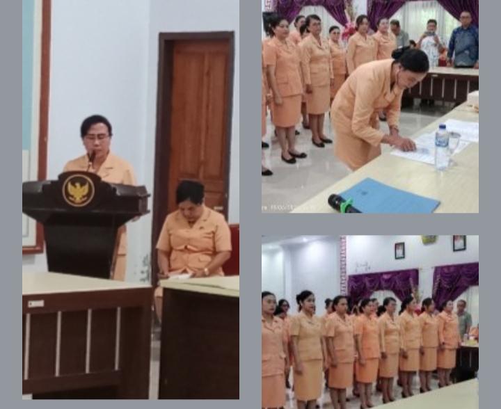 Pengurus DWP Sangihe Dikukuhkan, Francesca Tekankan Program yang Berdampak bagi Masyarakat