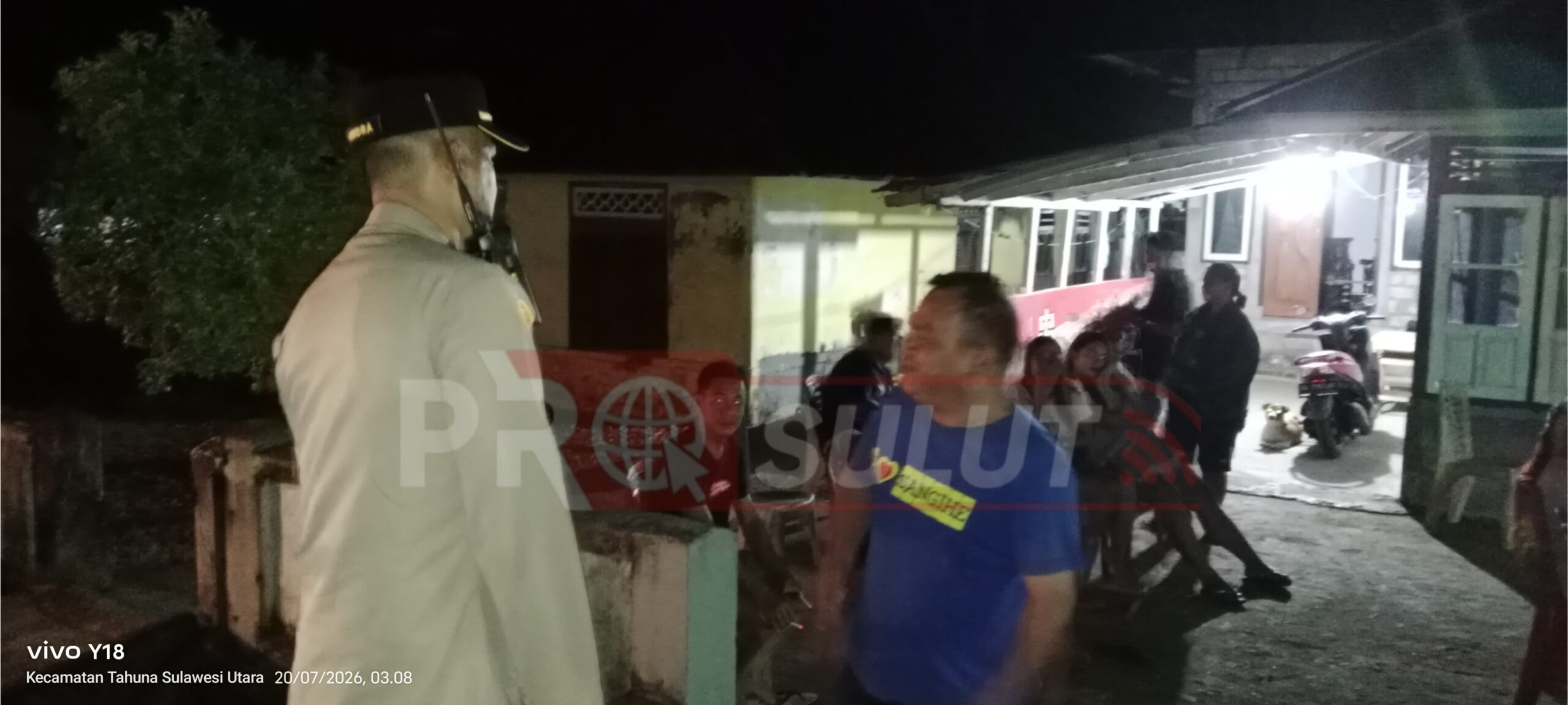 KRYD Polres Sangihe Kawal Nobar Final Piala Dunia 2026, Masyarakat Diimbau Jaga Sportivitas