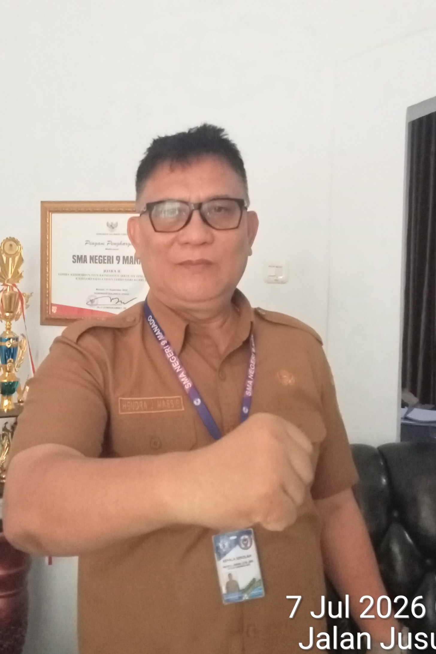 Awali Tahun Ajaran Baru, 612 Siswa Baru SMA Negeri 9 Manado Jalani Uji Kompetensi