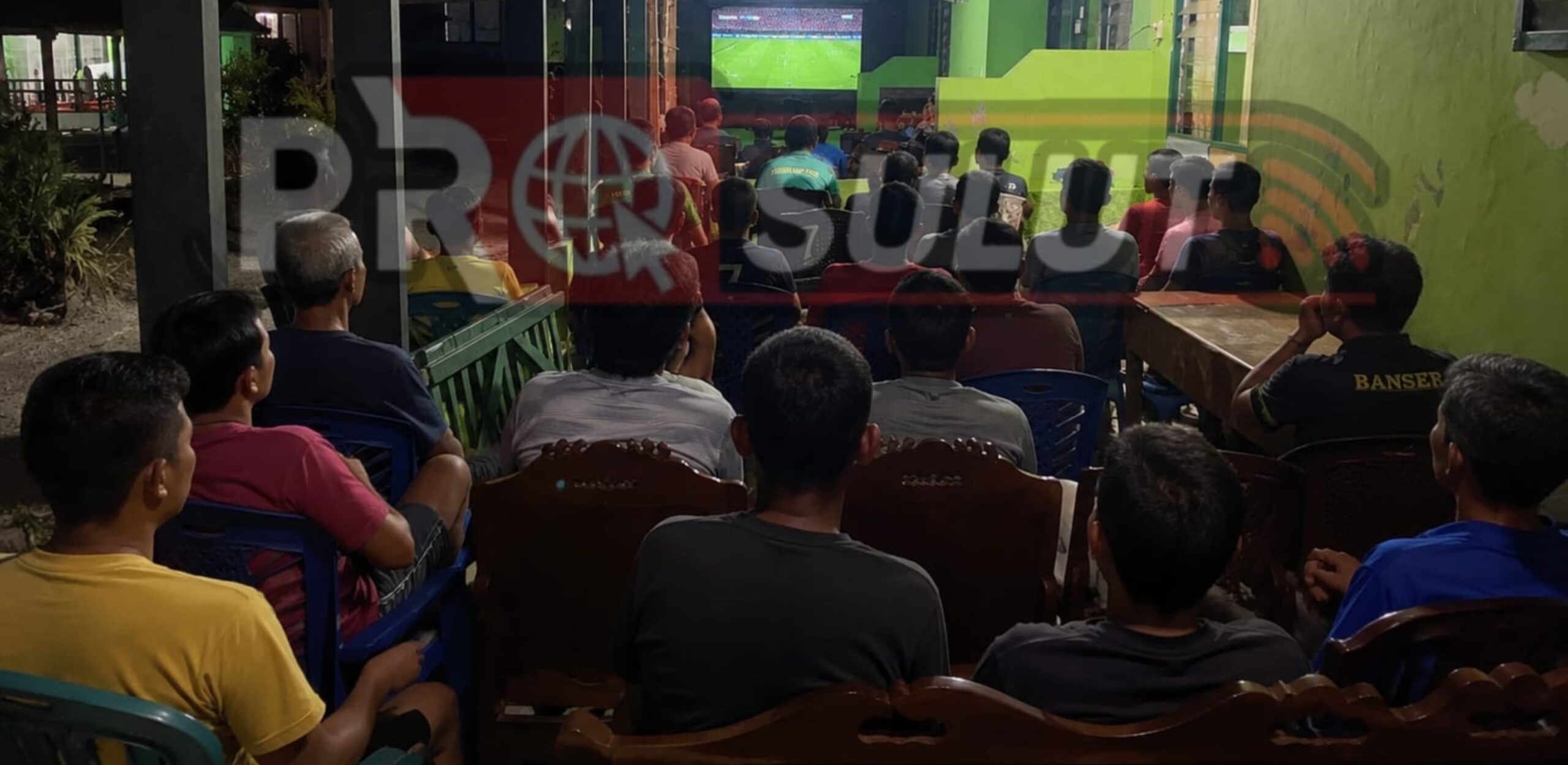 Semifinal Piala Dunia 2026 Satukan Warga dan TNI, Kodim 1301/Sangihe Gelar Nobar Penuh Kebersamaan