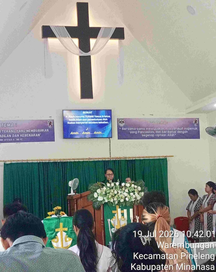 Satu di Dalam Kristus: Jemaat GMIM G-WALE Warembungan Diajak Memelihara Persatuan dalam Keberagaman