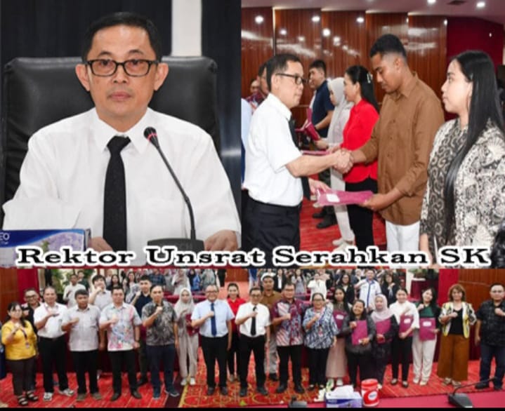 Resmi Menjadi ASN, Penerima SK PNS Unsrat Diingatkan Junjung Integritas dan Dukung Tridharma Perguruan Tinggi