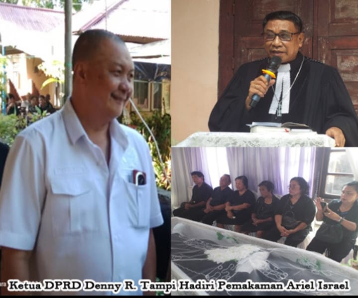 Pengabdian Ariel Israel Jadi Teladan, Ketua DPRD Sangihe dan Pemkab Tabukan Utara Sampaikan Penghormatan Terakhir