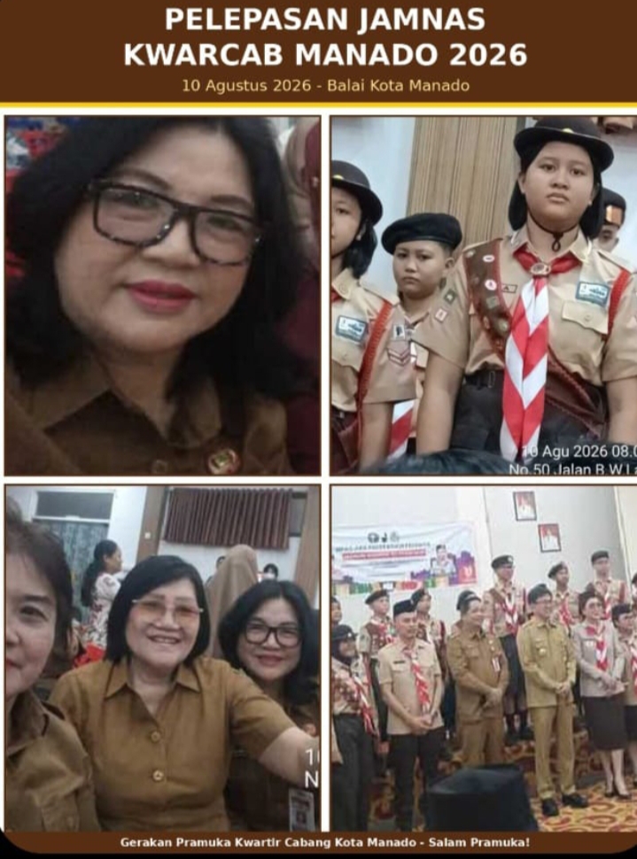 Jelang Jambore Nasional XII 2026, Kepsek SDN 11 Manado Minta Rania Jaga Semangat dan Kesehatan
