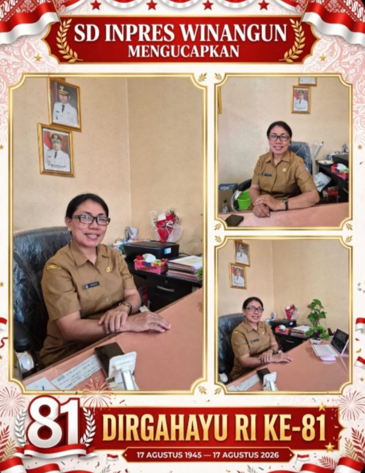 Lanjutkan Semangat Perjuangan Pahlawan, SD Inpres Winangun Semarakkan HUT RI ke-81 dengan Beragam Lomba