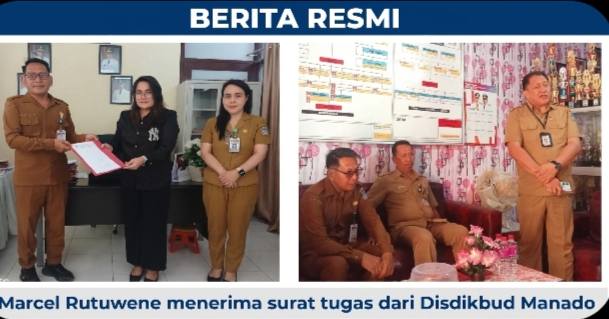 Resmi Jadi Plt Kepala SDN 09 Manado, Marcel Rutuwene Langsung “Tancap Gas”