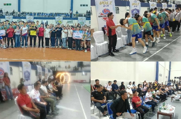 Kejuaraan Voli U-19 Piala Gubernur Sulut 2026 Berakhir, Kodim 1301/Sangihe Dorong Atlet Muda Terus Berprestasi