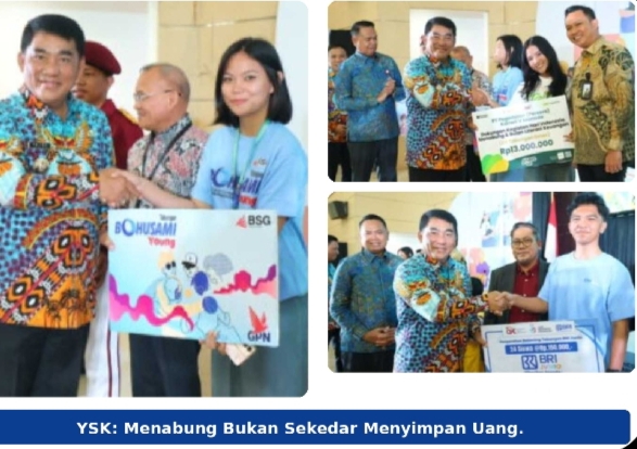 Gubernur Yulius: Menabung Bukan Sekadar Menyimpan Uang, Tapi Membentuk Karakter Generasi Muda Sulut