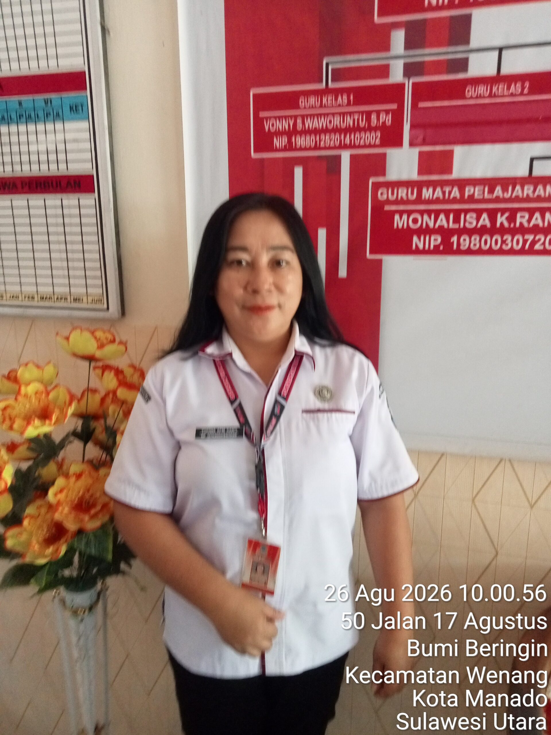 Dari Guru dan Bendahara, Yoana A. Ranti Kini Nahkodai SD Negeri 62 Manado