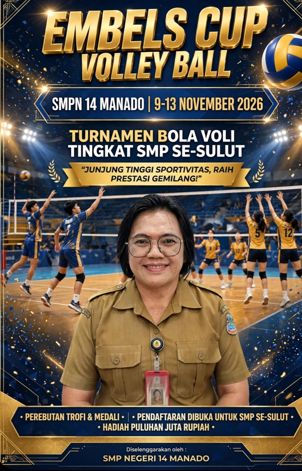 Semarak HUT ke-31, SMPN 14 Manado Gelar EMBELS CUP 2026