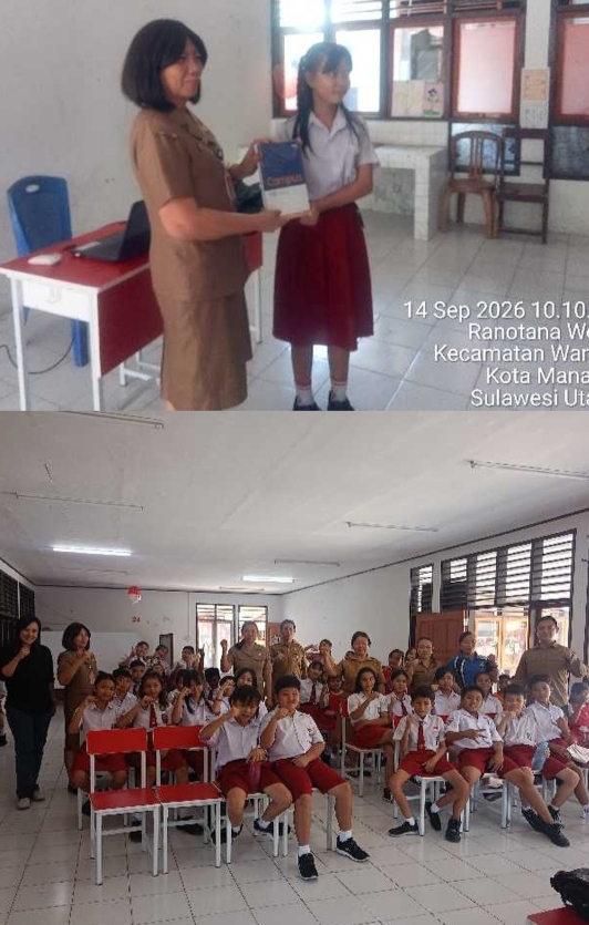 Cegah Bullying Sejak Dini, Densus 88 Edukasi Siswa SDN 24 Manado tentang Kekerasan dan Intoleransi