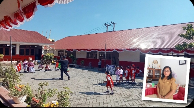 Revitalisasi SDN 19 Manado Capai 70 Persen, KBM Tetap Berjalan Normal