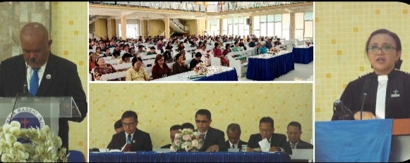 Pdt. Onlly Dame Ajak Jemaat GMIST Betlehem Tahuna: Jangan Nikmati Berkat Tuhan Sambil Melupakan Sang Pemberi