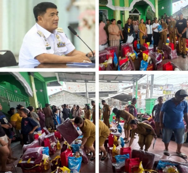 Gubernur Yulius Turun Tangan! 39 KK Korban Kebakaran Sindulang dan Sario Jadi Perhatian Pemprov Sulut