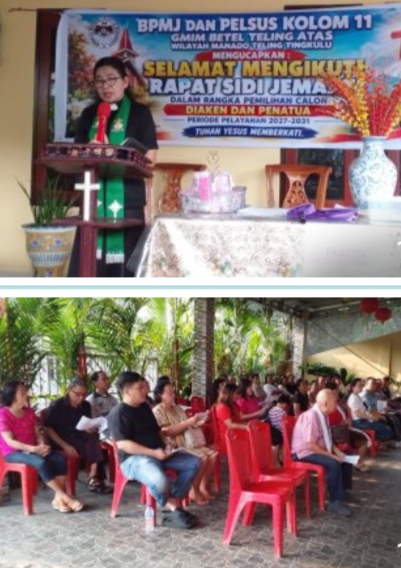 Berpedoman pada Tata Gereja GMIM 2026, Flora Ukus dan Rivel Kalalo Terpilih Layani Kolom 3 GMIM Betel Teling Atas