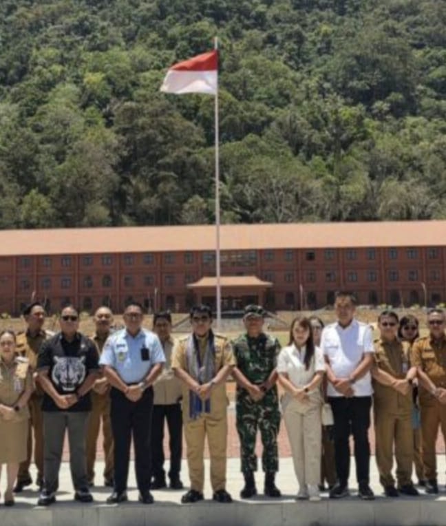 Jelang Peresmian, Gubernur Yulius Kejar Tuntas Pembangunan SMA Taruna Nusantara Langowan