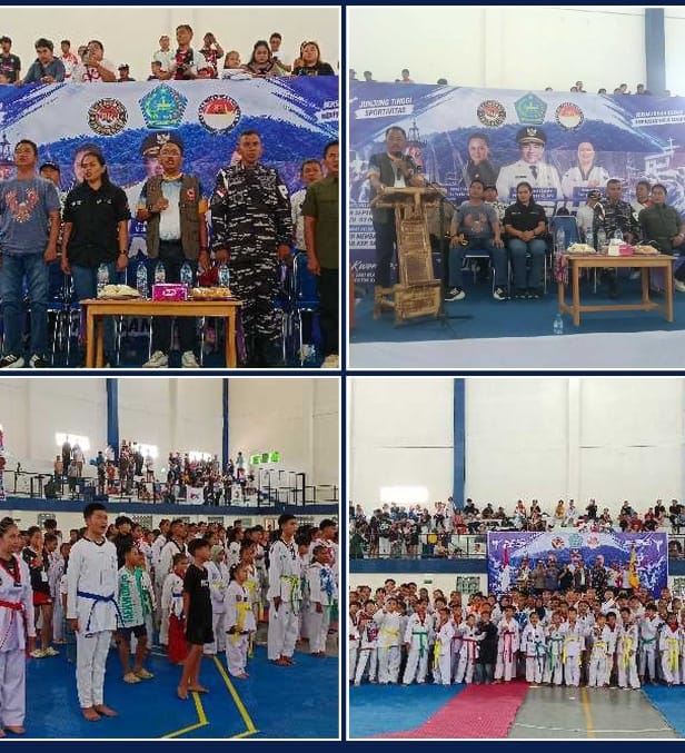 402 Taekwondoin Padati GOR Membara, Bupati Sangihe Cup 2026 Jadi Ajang Menempa Prestasi dan Karakter Atlet Muda